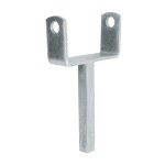 Flat Roller Bracket Single Stem - 4.5" (115mm) Flat Roller Bracket Single Stem - 4.5" (115mm)