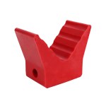 Poly Soft V Block 3" 14mm Bore 70mm Base Red Poly Soft V Block 3" 14mm Bore 70mm Base Red
