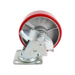 Casters 6" H/Duty Swivel Braked Casters 6" H/Duty Swivel Braked
