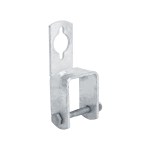 Motor Support Bracket Clamp On and Flag - 2" x 2" Motor Support Bracket Clamp On and Flag - 2" x 2"