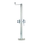 27" Easylift Heavy Duty Single Clamp Jockey Stand with Zinc Finish 27" Easylift Heavy Duty Single Clamp Jockey Stand with Zinc Finish