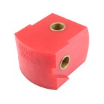 Poly Block For Off-Road Trailer Coupling Red Replacement Poly Block For Off-Road Trailer Coupling Red Replacement