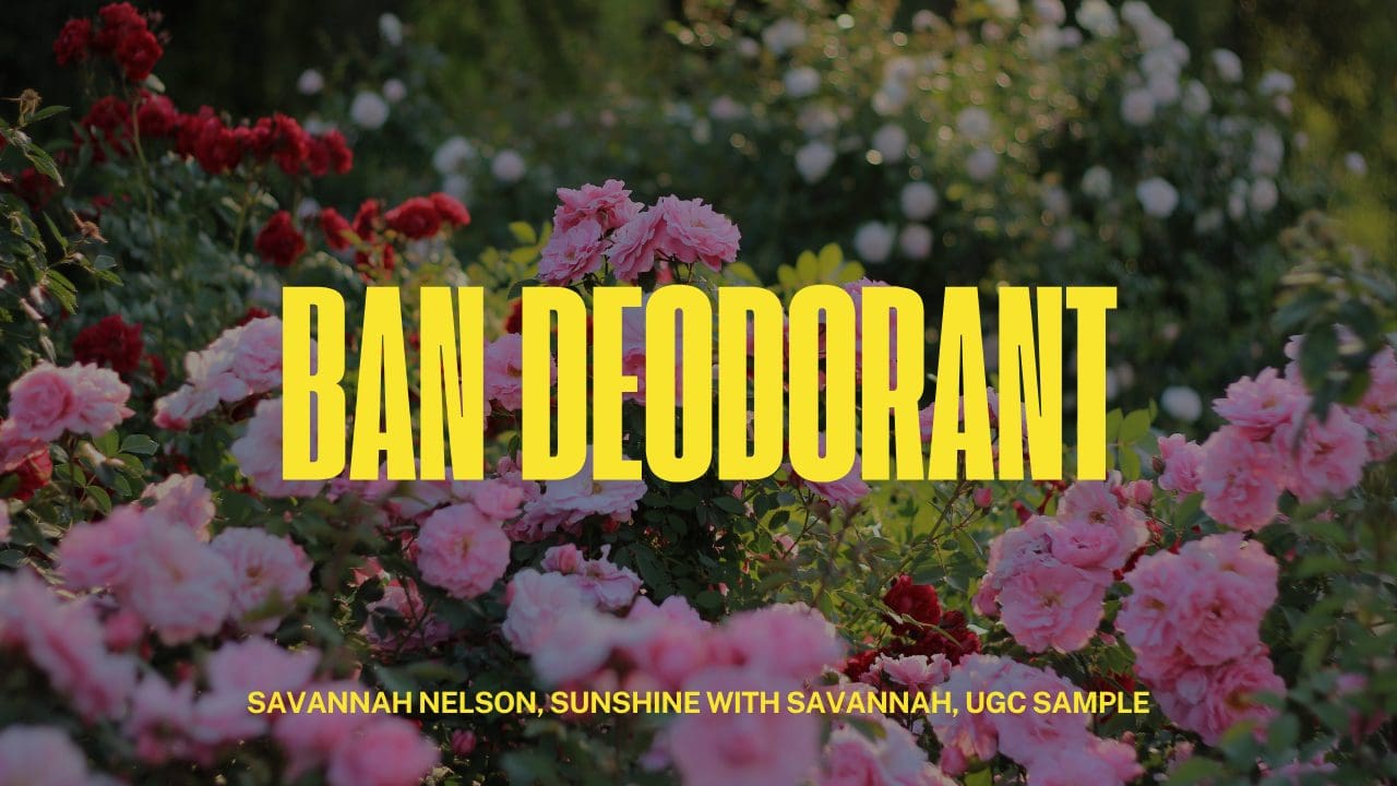 Ban Deodorant