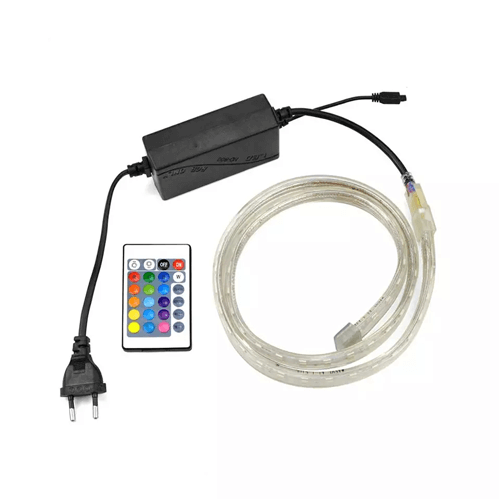 Ruban LED lumineuse multicolore étanche en Silicone avec télécommande - Bande/mètre – Image 2