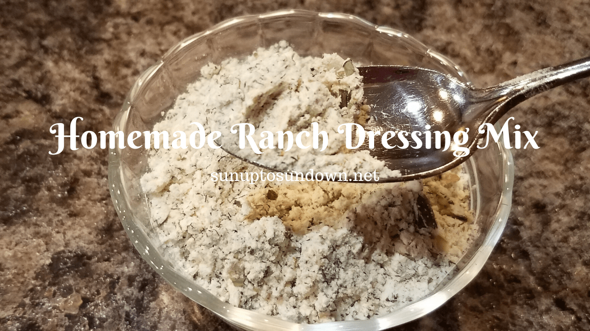 Homemade Ranch Dressing Mix
