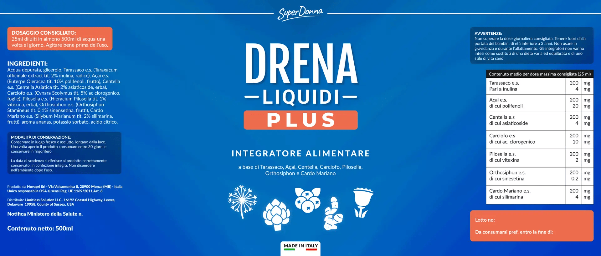 drena liquidi plus