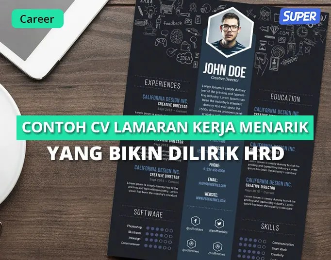 Job hunting alone can be a stressful process without having to worry about if your cv is written appropriately. 8 Contoh Cv Lamaran Kerja Menarik Yang Bikin Dilirik Hrd