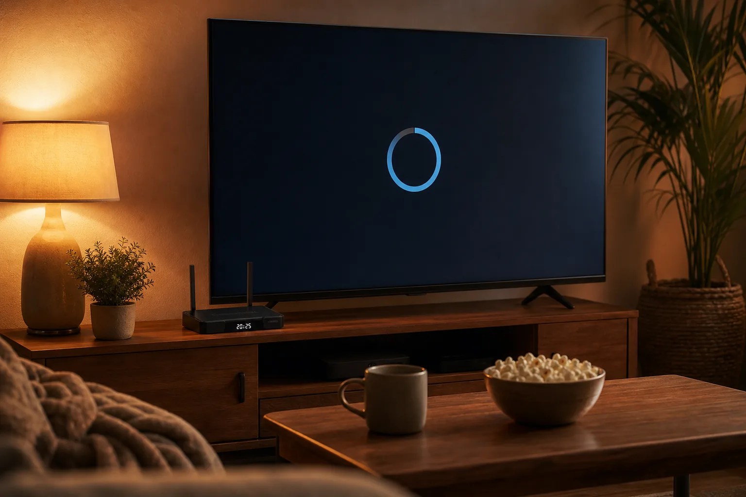 How to update your SuperBox S7 Pro firmware, streaming box in a living room