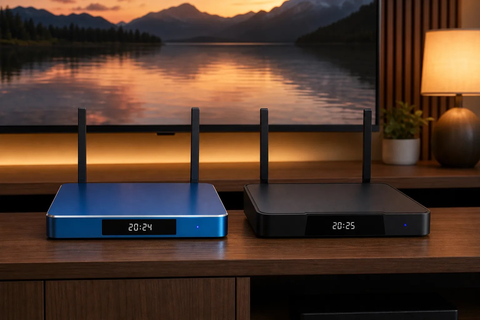 SuperBox S6 vs S7 generations, S6 Max and S7 Pro compared in a living room