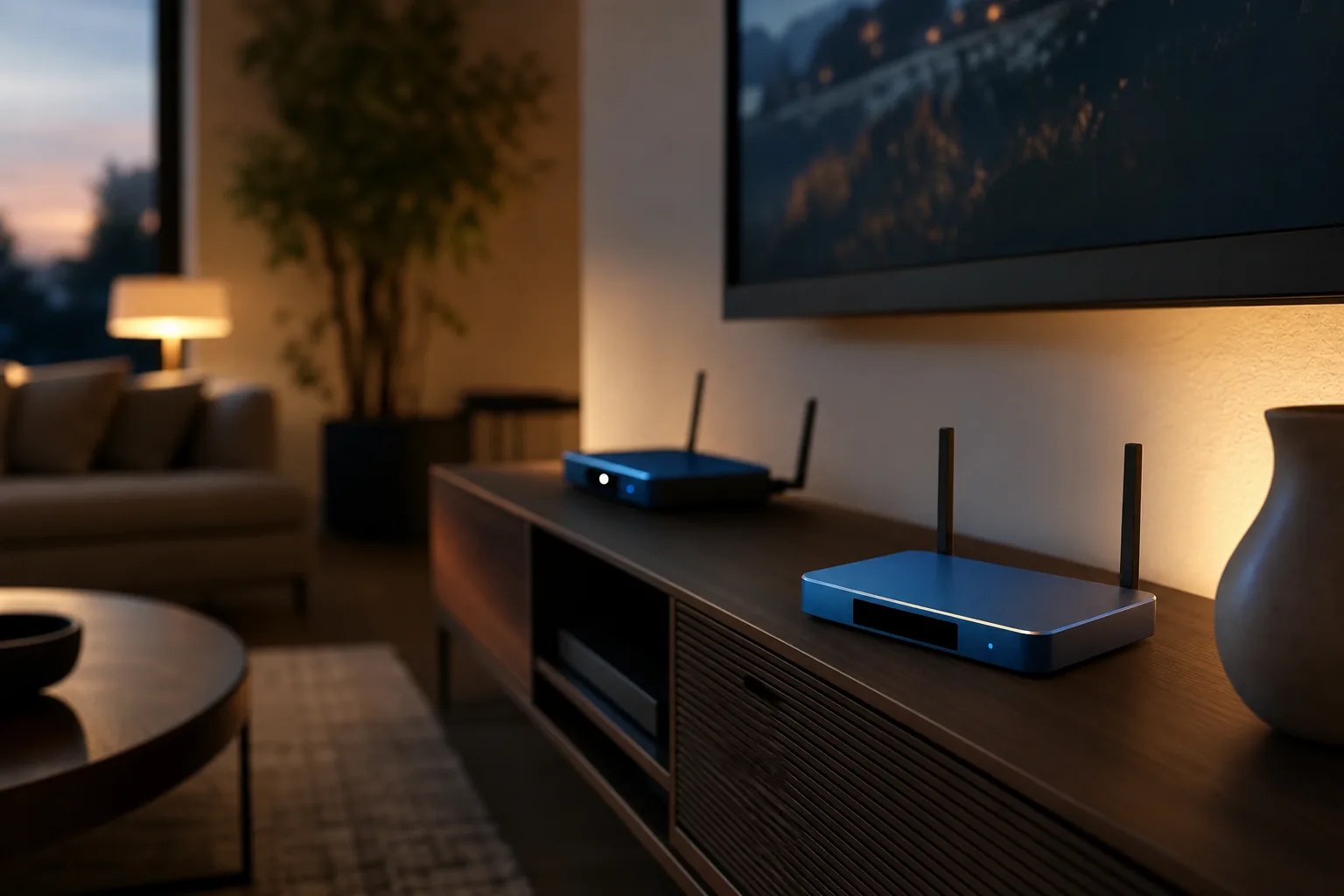SuperBox S7 Max vs S7 Prime streaming boxes compared in a living room