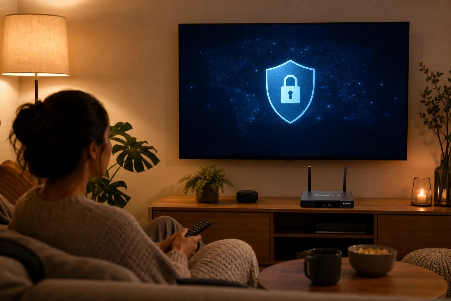 Do you need a VPN for an Android TV box, SuperBox S7 Pro in a living room