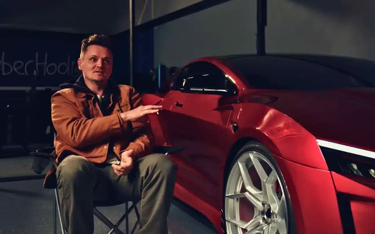 Insane Custom Tesla CyberRoadster Turns Heads in LA - Model 3 Meets Cybertruck! (2026)