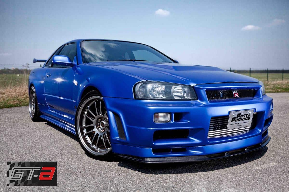 Paul walker r34 skyline from fast & furious 4 is heads to auction