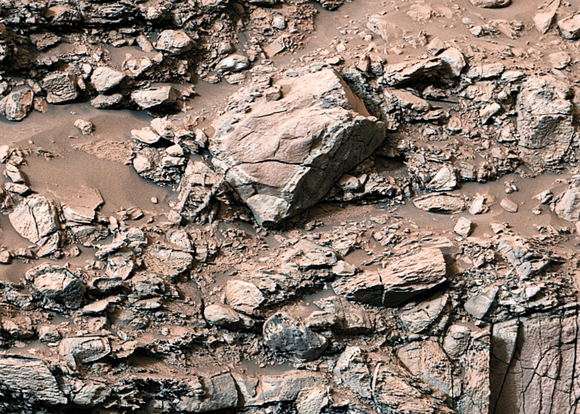 NASA Curiosity Roverは誤って火星の岩を開けて、そこにあるべきではない何かを見つけました