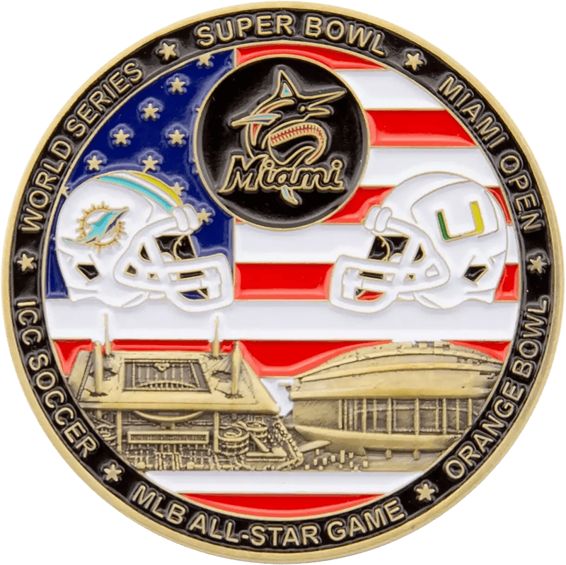 Sports Coins | No Minimum [30% OFF] - Challenge Coin Maker