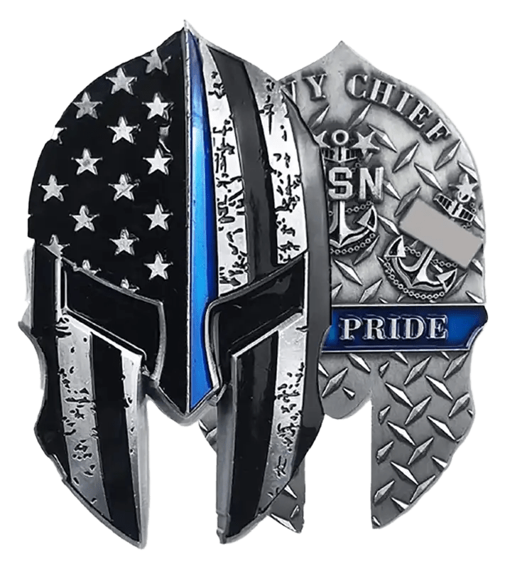 Thin Blue Line Challenge Coin