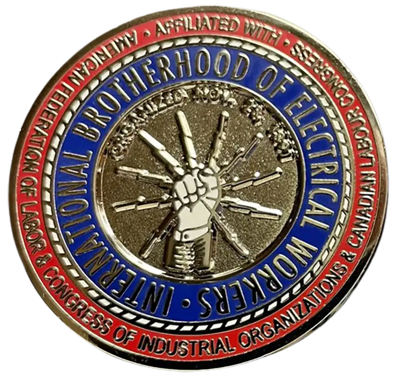 IBEW Challenge Coin Design your own coins now!