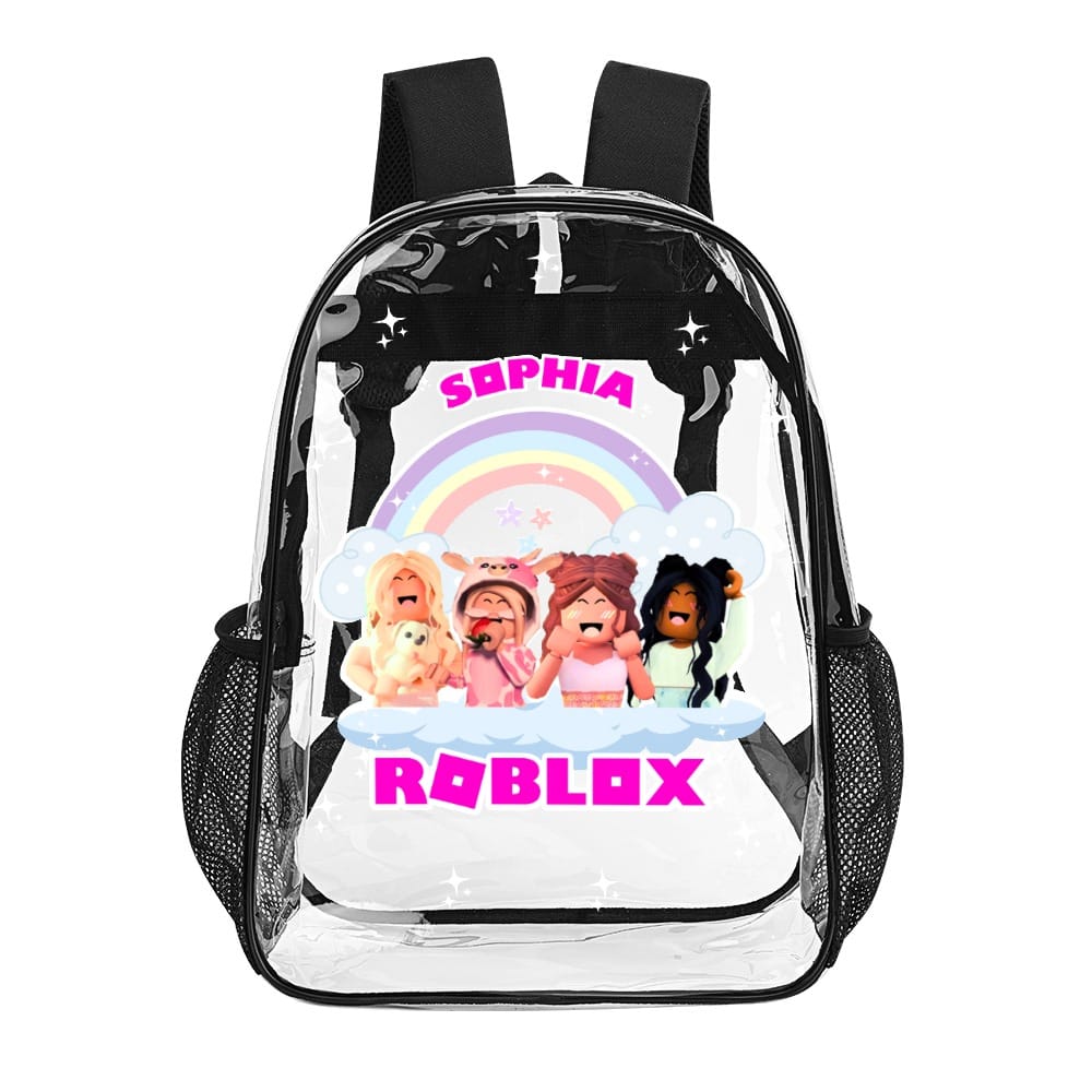 Roblox Girl Transparent Bag 17 Inch 2024 New Cool Kiddo 
