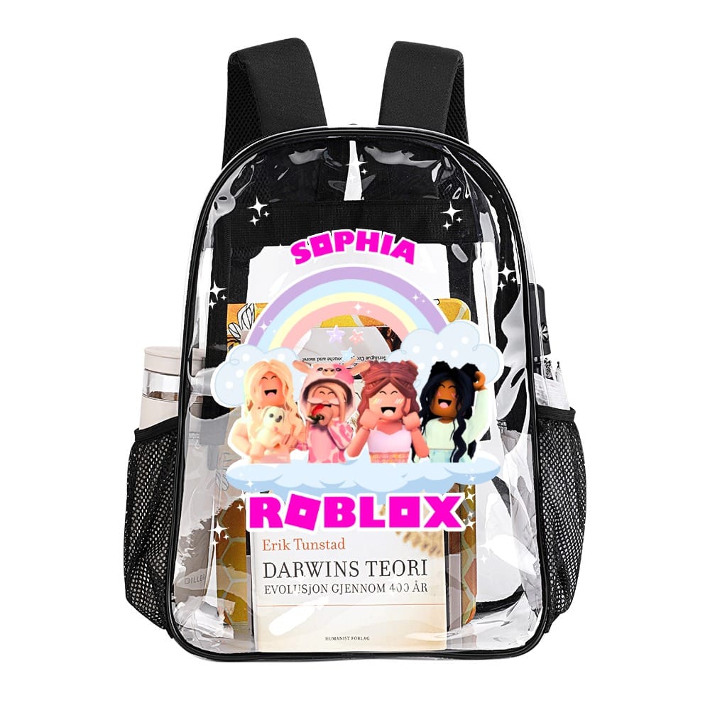 Roblox Girl Transparent Bag 17 Inch 2024 New Cool Kiddo 