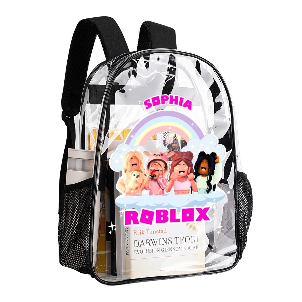 Roblox Girl Transparent Bag 17 Inch 2024 New Cool Kiddo 