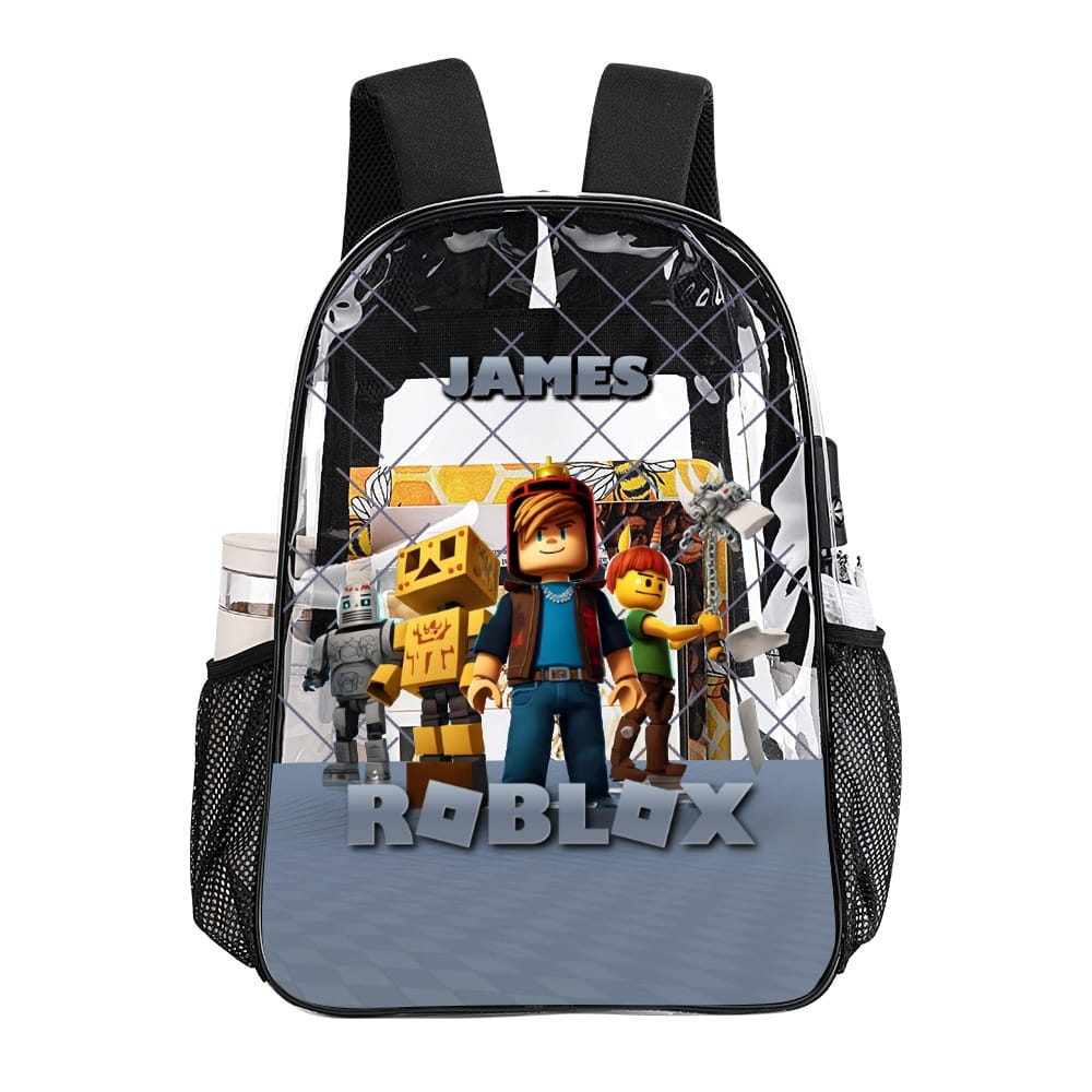 ROBLOX Avatars Transparent Bag Clear Backpack 17 