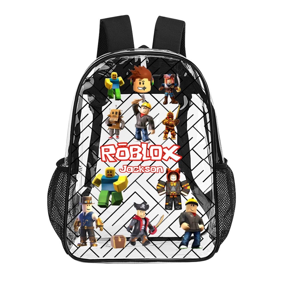 ROBLOX Transparent Bag 17 Inch 2024 New Cool Kiddo 