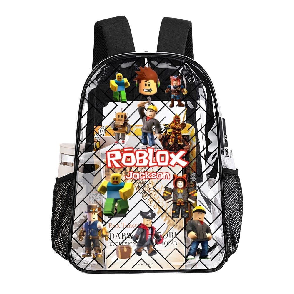 ROBLOX Transparent Bag 17 Inch 2024 New Cool Kiddo 