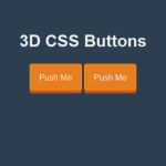 How to create a 3D CSS Button