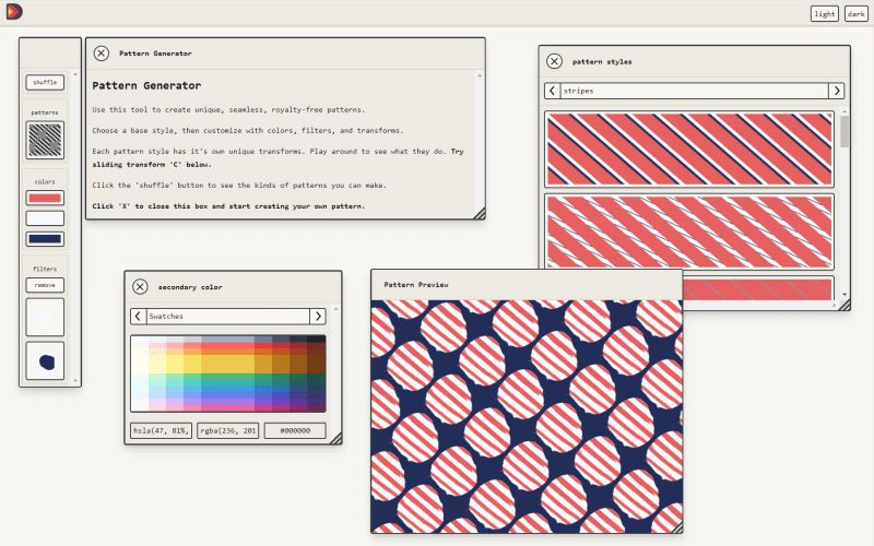 Seamless Pattern Generator - Download Premium Geometric Design | Full HD