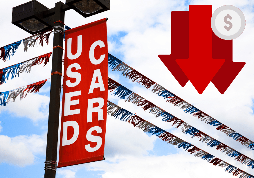 Used car prices are finally going down