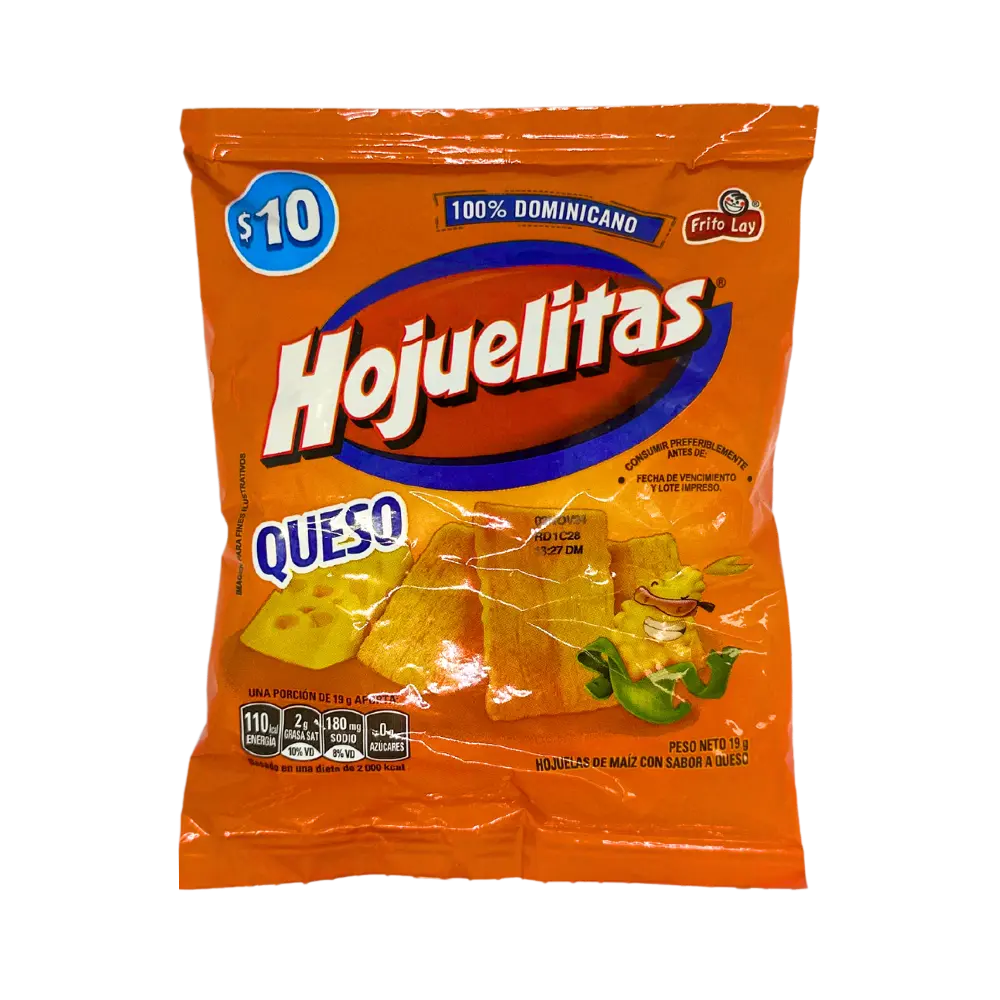 hojuelitas de queso 19g