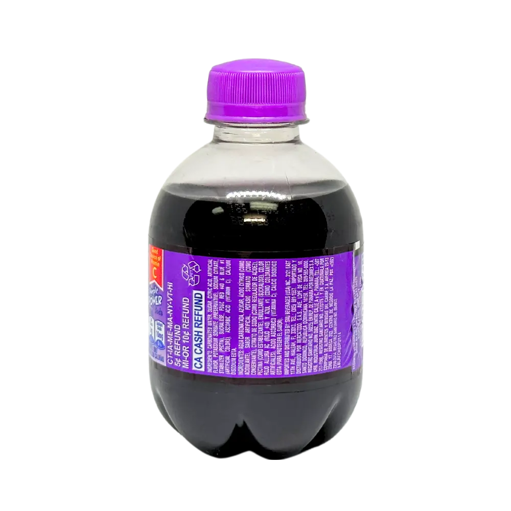 Chubby - Purple Power Grape Soda 8.45 fl oz bottle