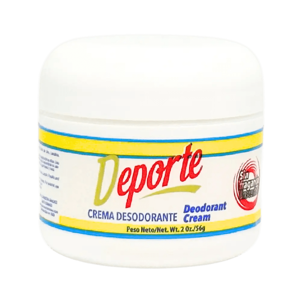 Deporte Cream Deodorant – 2 oz Jar