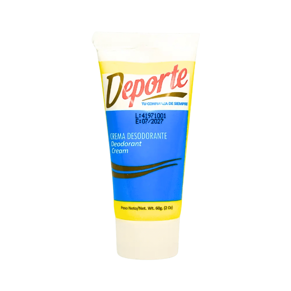 Deporte Cream Deodorant – 2 oz Tube