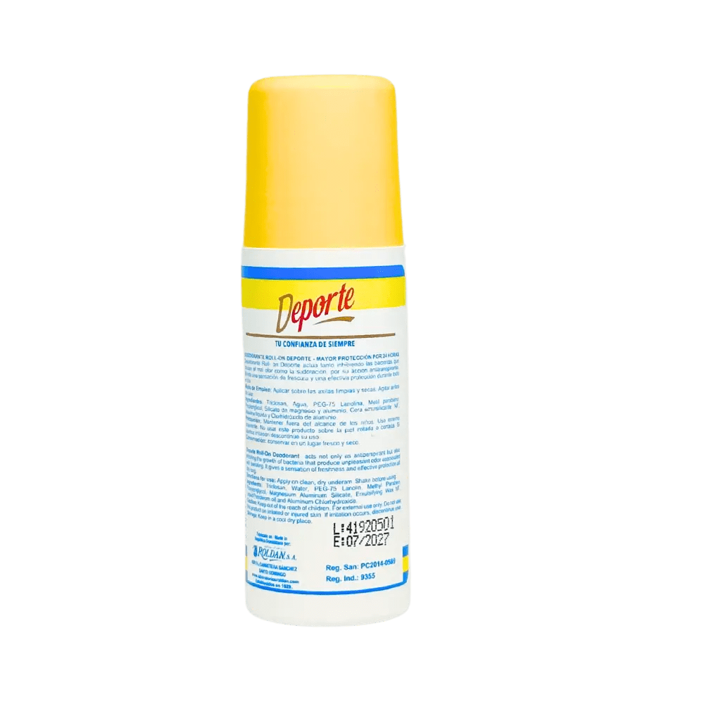 Deporte Alcohol-Free Roll-On Deodorant - 3 oz bottle