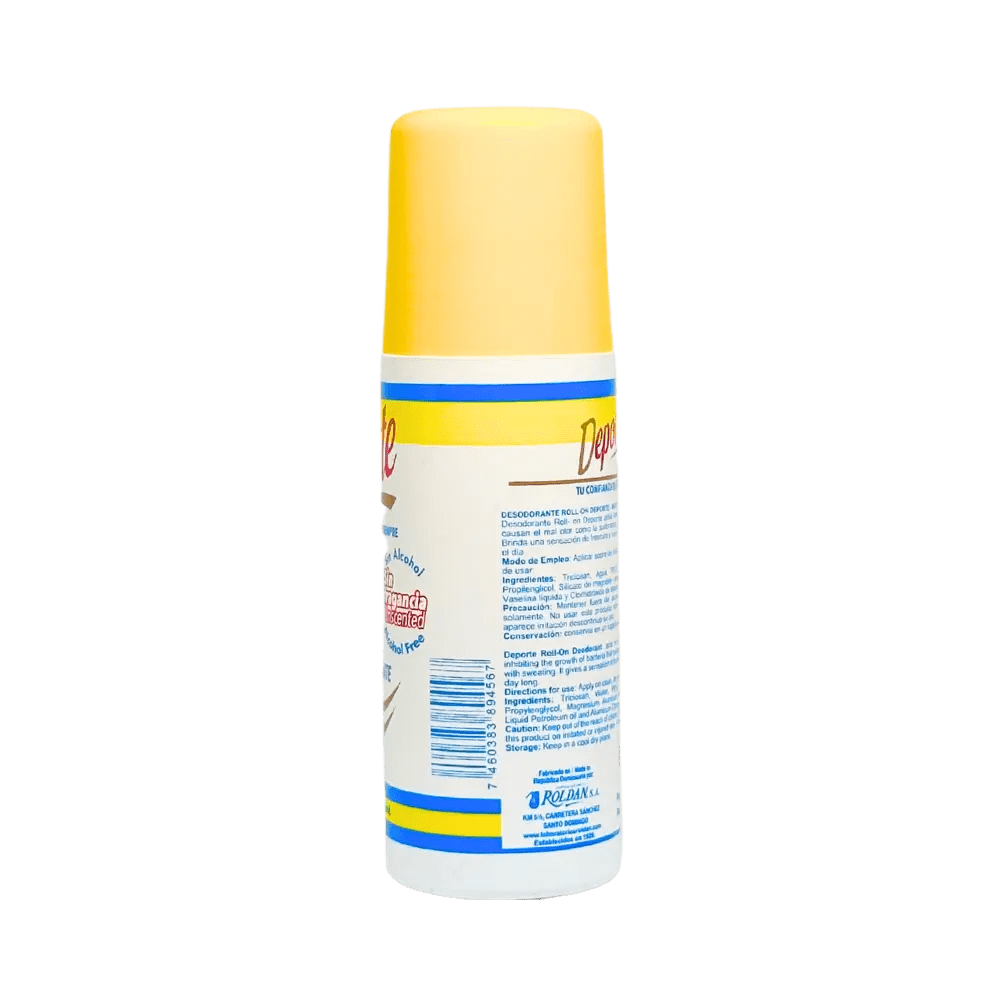Deporte - Alcohol-Free Roll-On Deodorant 3 oz bottle