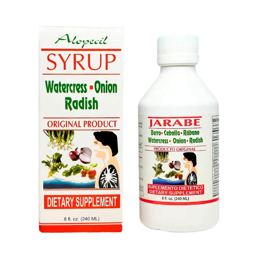 Alopecil Watercress-Onion-Radish Syrup - 8 fl. oz