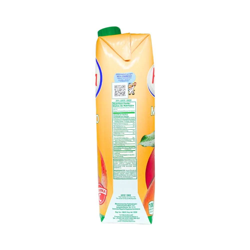 Rica - Néctar de mango, caja de 1 l