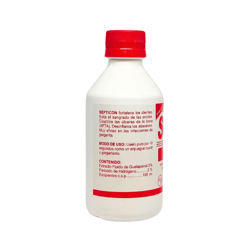 Septicon Mouthwash – Antiseptic Oral Rinse with Herbal Extracts, 8 oz
