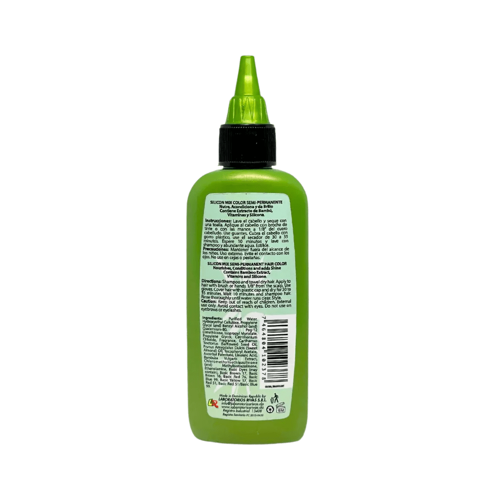 Silicon Mix - Tinte semipermanente para cabello de bambú, botella de 3,5 fl oz