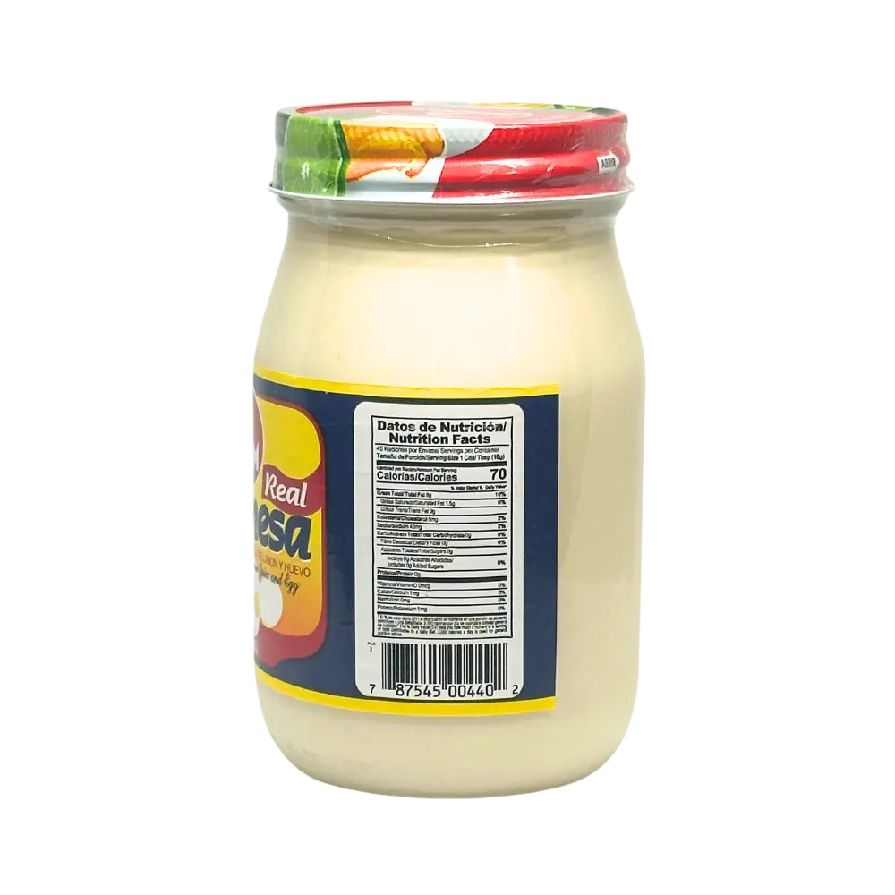 Baldom Mayonesa Real - Lemon Juice & Egg 16 oz Jar