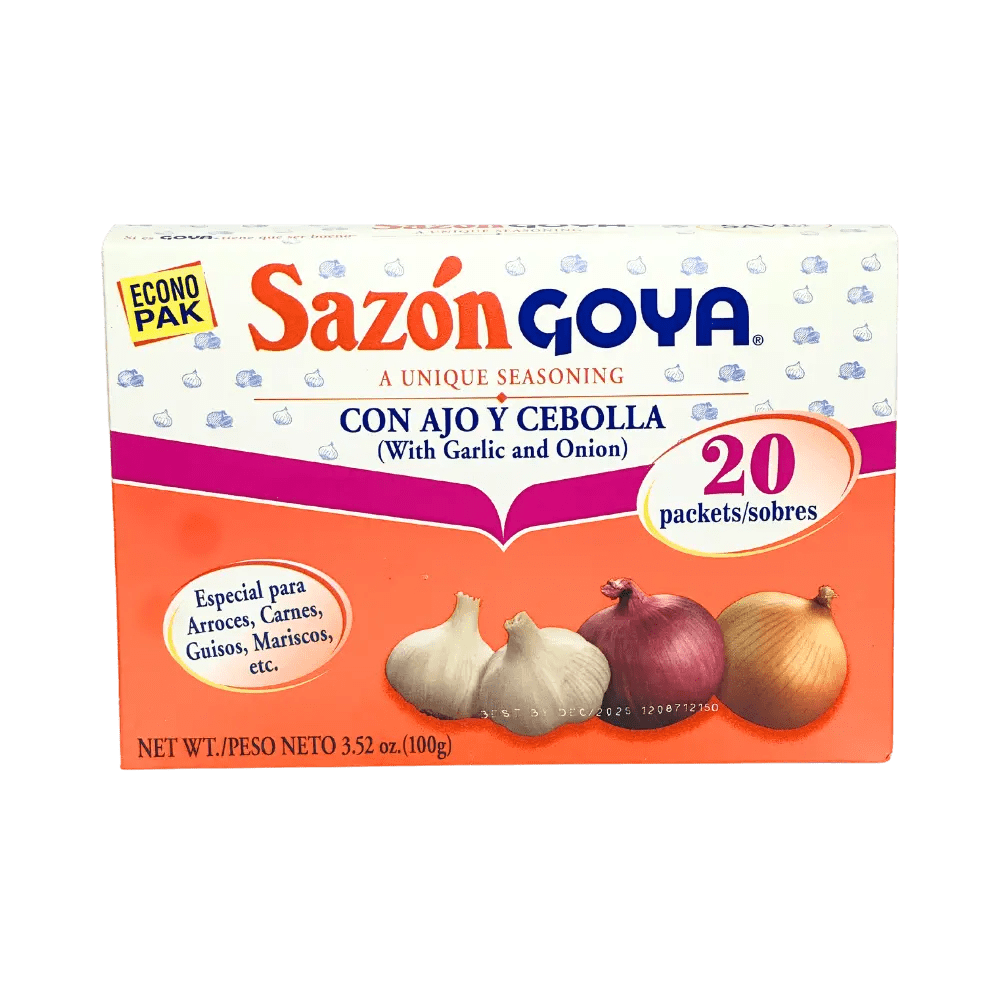 Goya Sazón with Garlic & Onion – 3.52 oz