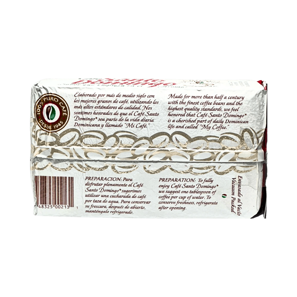 Café Santo Domingo Molido - 10 oz Box