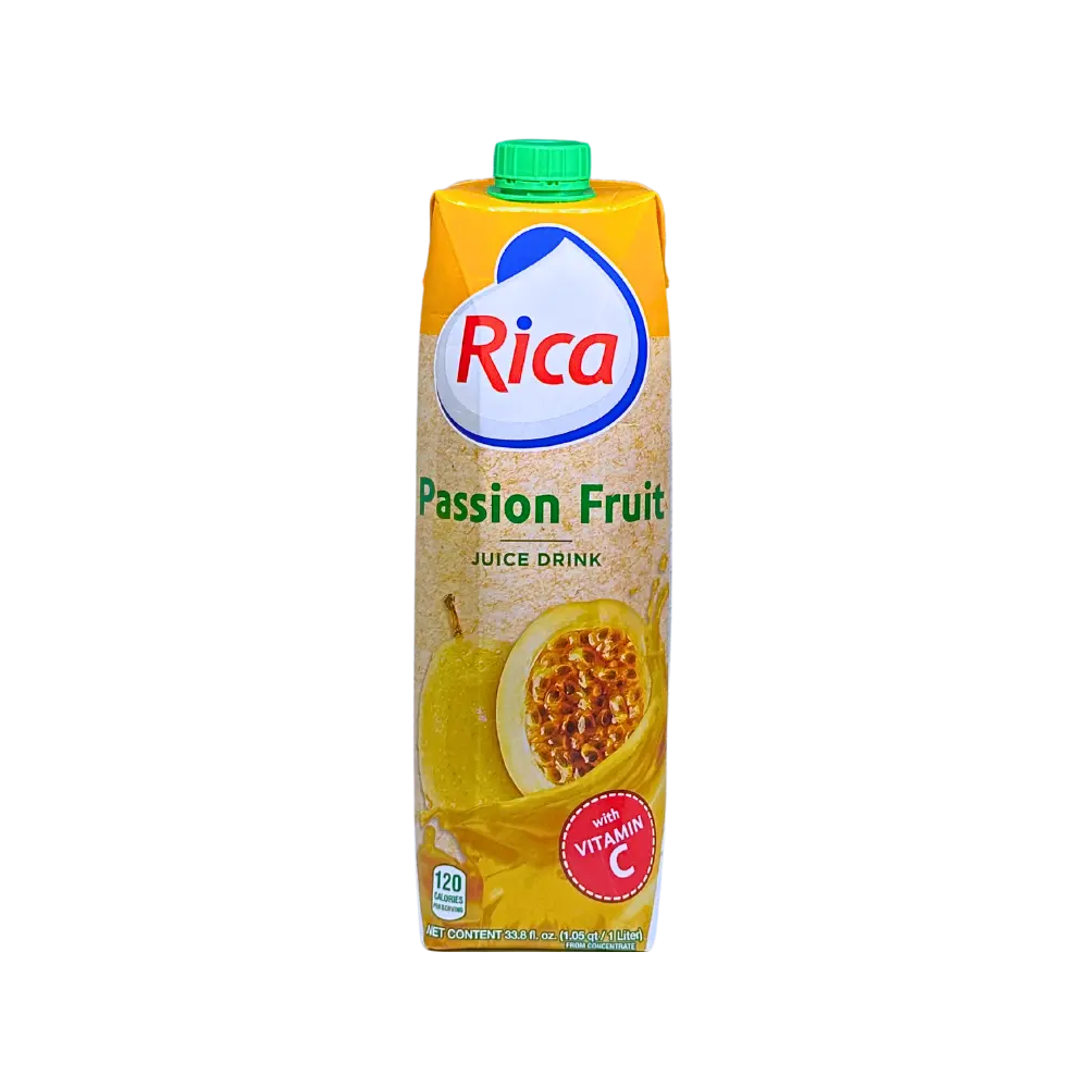 Rica Passion Fruit Juice Drink - 1 Liter Carton