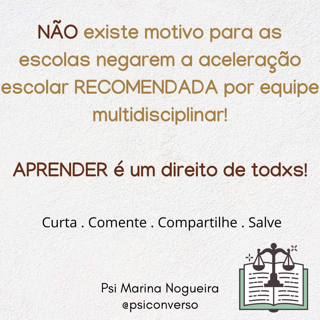 Aprender é um direito de todxs!