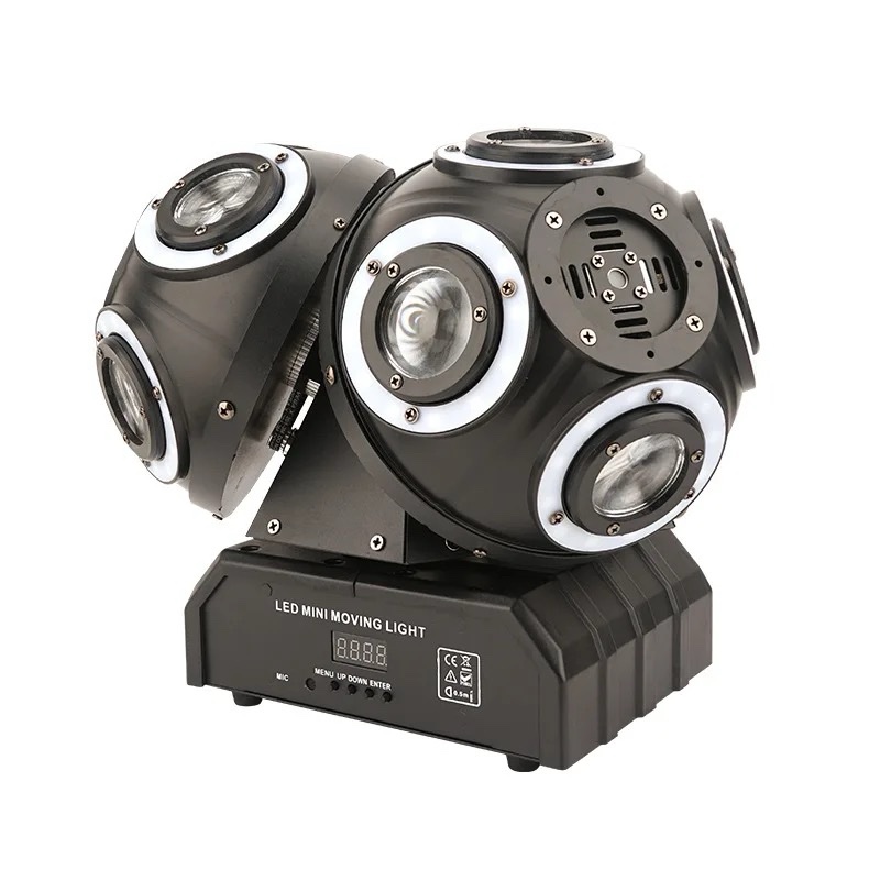 Rotating Head LED and Rotating Planet Light