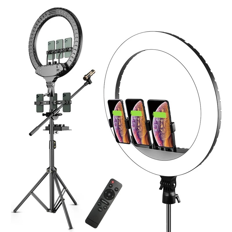 Professional 18 Inch 45cm Led 45w 3000-6000K
Ringlight Photography Selfie Makeup Live Stream Fill
Ring Lamp Light