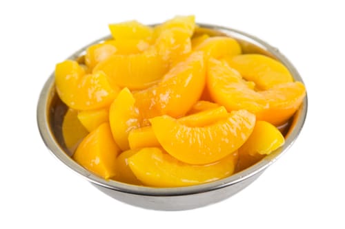 Sliced peaches