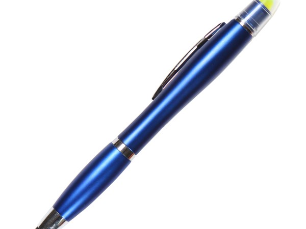 BOLÍGRAFO DE PLÁSTICO LUKI AZUL BL-092A ( BL-092 / BL092 / BOLÍGRAFOS,MARCA TEXTOS,TINTA NEGRA )