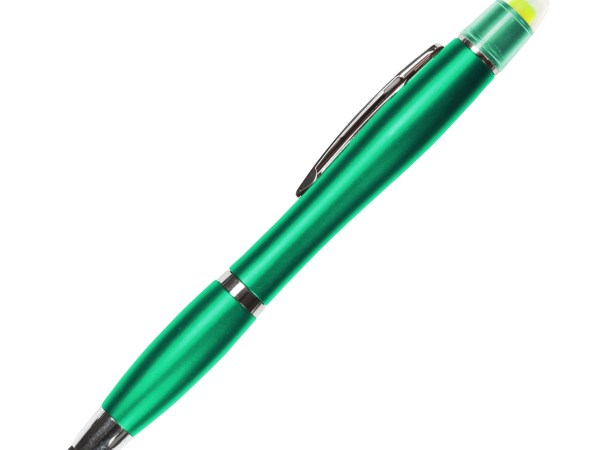 BOLÍGRAFO DE PLÁSTICO LUKI VERDE BL-092V ( BL-092 / BL092 / BOLÍGRAFOS,MARCA TEXTOS,TINTA NEGRA )